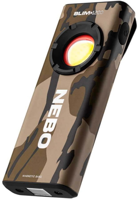 Nebo Slim+ 1200 Li-ion 803450 Rechargeable Battery 1200 Lumens LED Flashlight MossyOak Bottomland