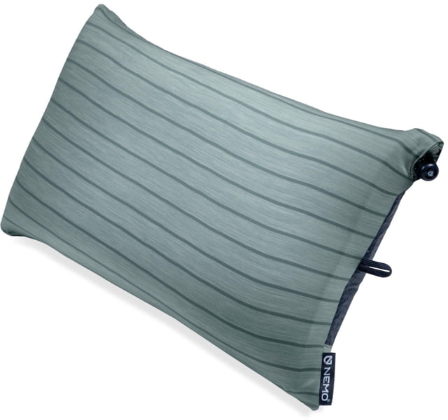 NEMO Equipment 2025 Fillo Wide Camping Pillow Silt Stripe Wide