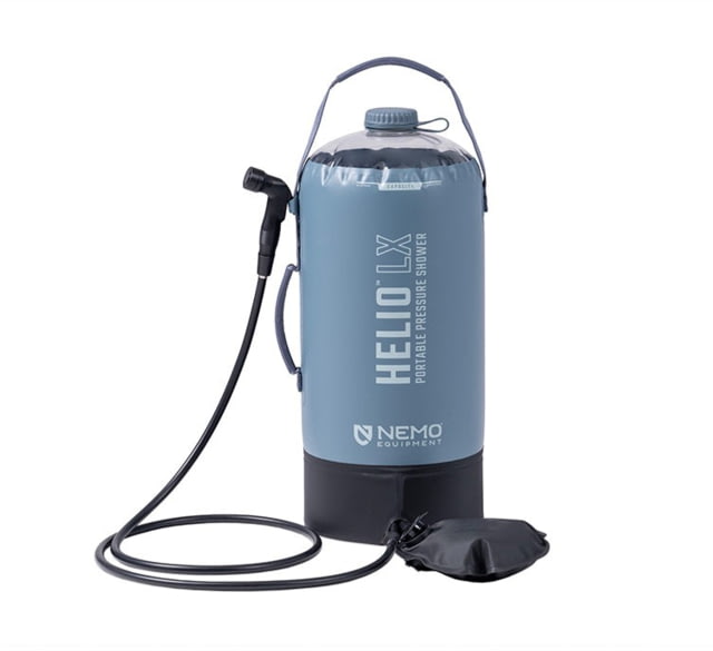 NEMO Equipment 2025 Helio LX Pressure Shower Fortress / Silt / Black