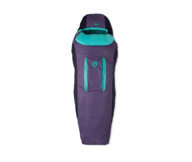 NEMO Equipment Forte 20 Sleeping Bag - Women's Tide Pool/Shaded Thistle Regular Right Zip