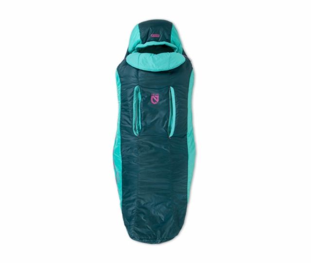 NEMO Equipment Forte 35 Sleeping Bag - Women's Twilight/Aurora Long Right Zip