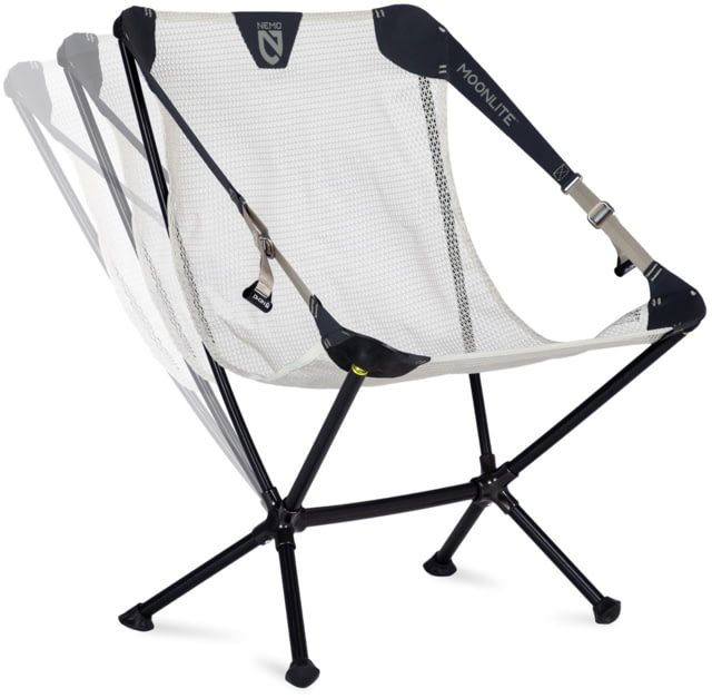 NEMO Equipment Moonlite Reclining Camp Chair Pelican Gray