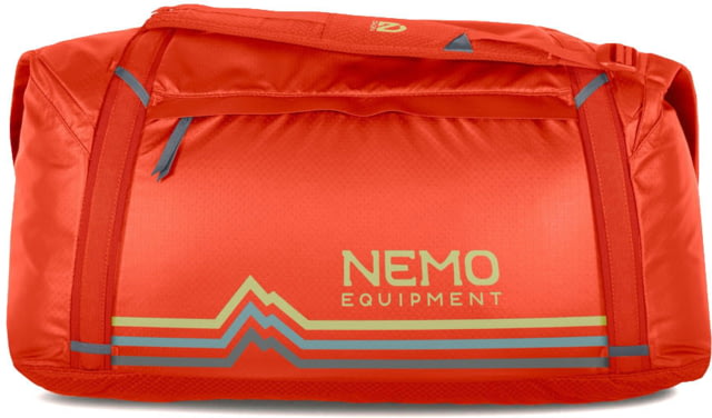 NEMO Equipment 2026 Double Haul 100L Duffel Bag Spicy Orange