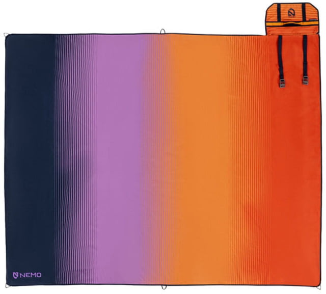 NEMO Equipment 2026 Victory Patio Blanket Sun Orange Stripe Large