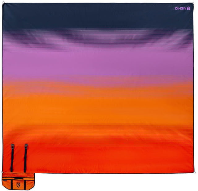 NEMO Equipment 2026 Victory Patio Blanket Sun Orange Stripe Extra Large