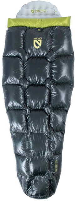 NEMO Equipment Pulse UL Quilt 20/30F Regular Endless Promise Sleeping Bag Birch Bud / Goodnight Gray Long
