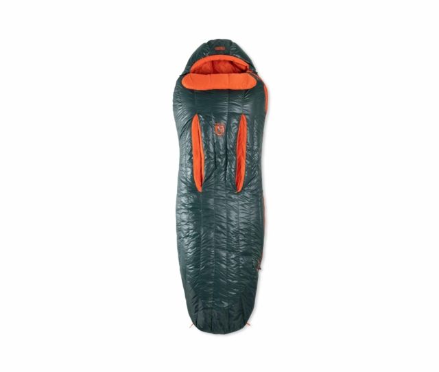 NEMO Equipment Riff 15 Sleeping Bag - Men's Ember Red/Deep Water Regular Left Zip