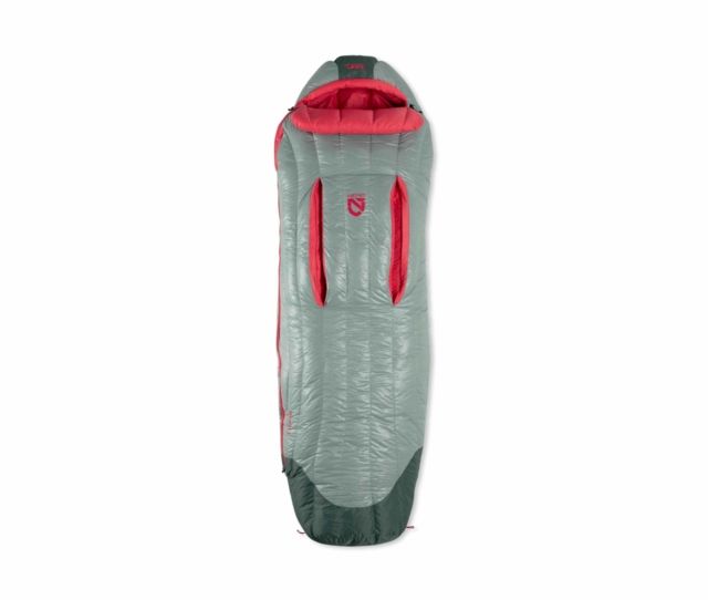 NEMO Equipment Riff 15 Sleeping Bag - Women's Rhubarb/Lichen Regular Right Zip