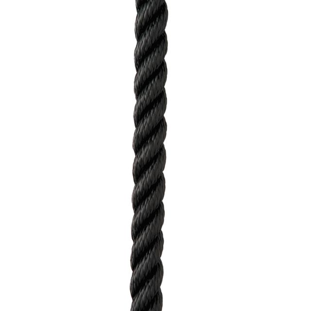 New England Ropes 3/4" X 35' Premium Nylon 3 Strand Dock Line - Black