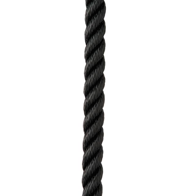 New England Ropes 5/8" X 25' Premium Nylon 3 Strand Dock Line - Black