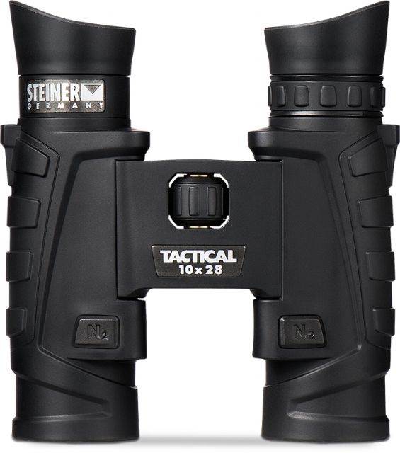 Steiner Tactical T1028 10x28 Roof Prism Binocular Charcoal