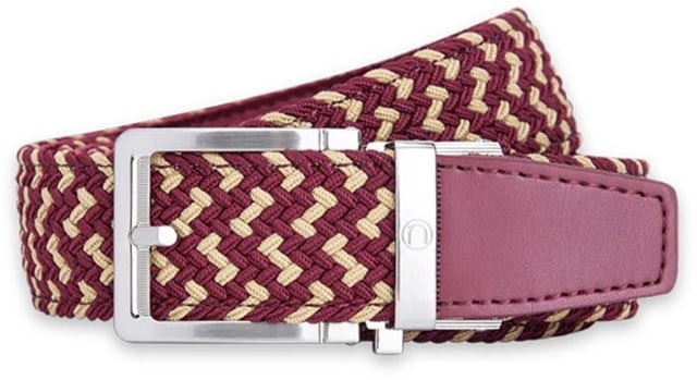 Nexbelt Braided Golf Belt Garnet/Gold