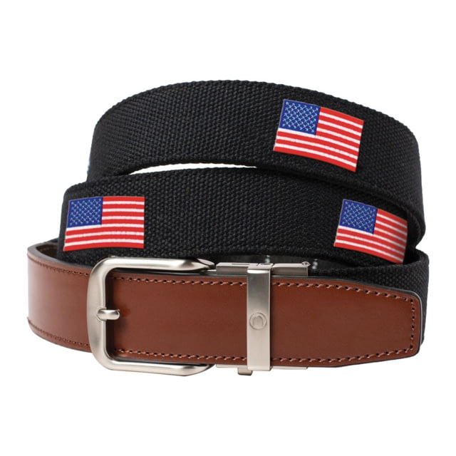 Nexbelt Nexbelt Embroidered USA Belt Black Up to 50" Waist