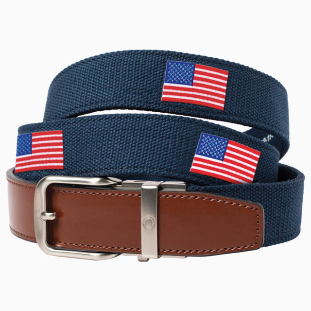Nexbelt Nexbelt Embroidered USA Belt Navy Up to 50" Waist