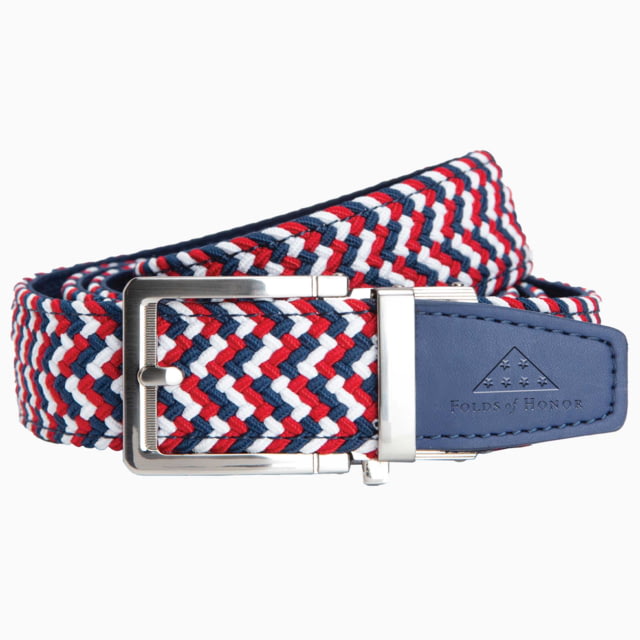 Nexbelt Nexbelt Folds Of Honor Braided Belt Red/White/Blue Up to 50" Waist