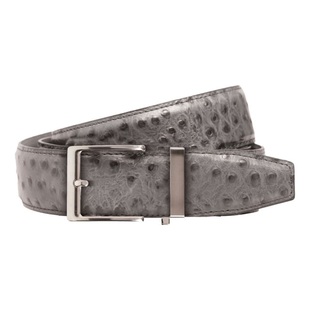 Nexbelt Nexbelt Ostrich Belt Grey Up to 50" Waist