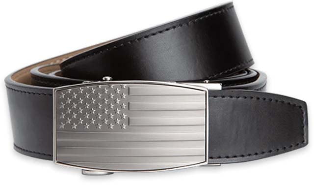 Nexbelt USA Embossed Aston Belt Black