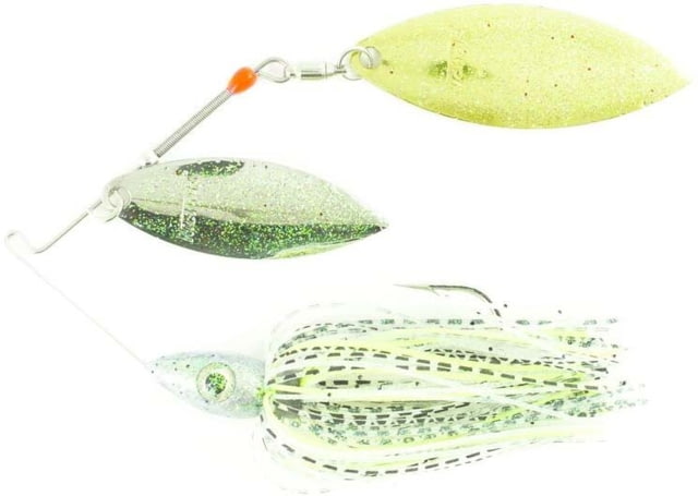 Nichols Lures Pulsator Metal Flake Double Willow Blade Spinnerbait 1/2oz 1 Piece Bombshell Bass