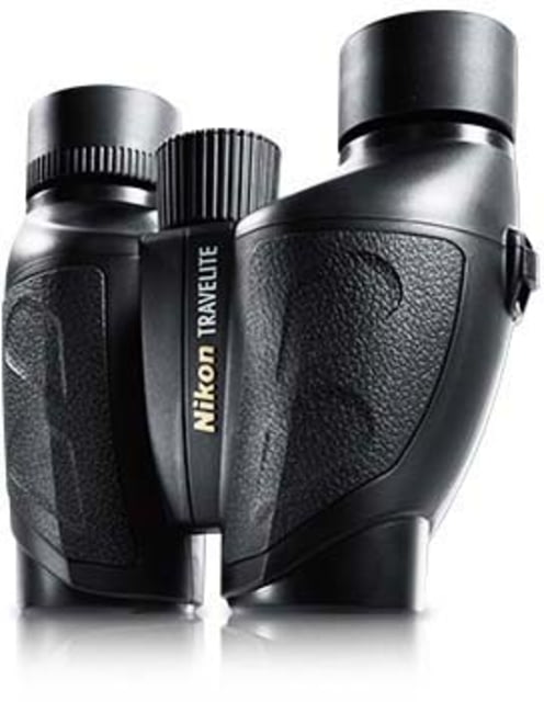 Nikon Travelite 12x25mm Porro Prism Compact Binoculars Black