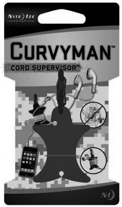 Nite Ize Curvyman Cord Organizer - Black