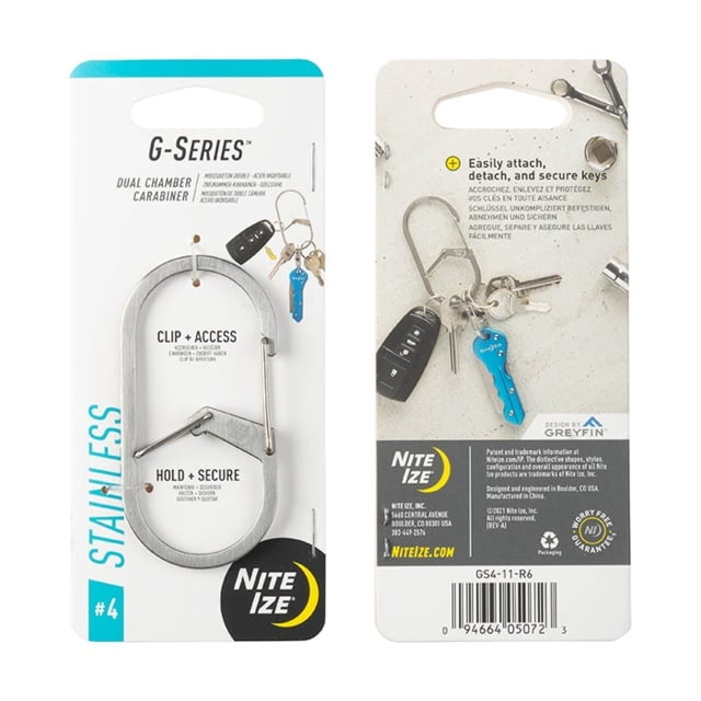 Nite Ize G-Series Dual Chamber Carabiner Stainless Steel #4
