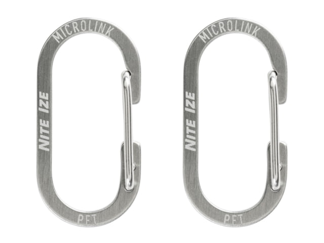 Nite Ize Microlink Pet Tag Carabiner 2 Pack