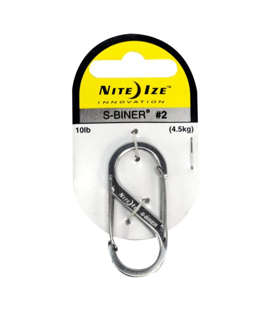 Nite Ize S-Biner Versatile Carry Biner - Size 2 - Stainless