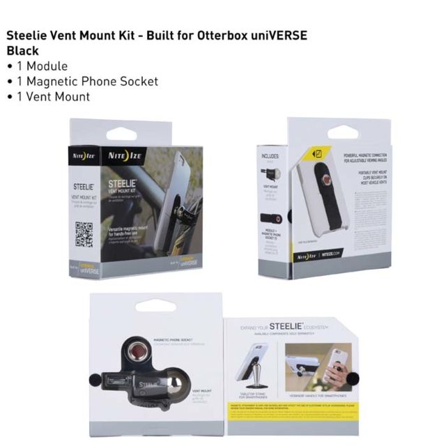 Nite Ize Steelie Replacement Adhesive Kit for Dash Mount and Phone Socket Universal