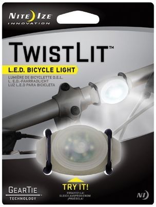 Nite Ize TwistLit LED Bike Light - White