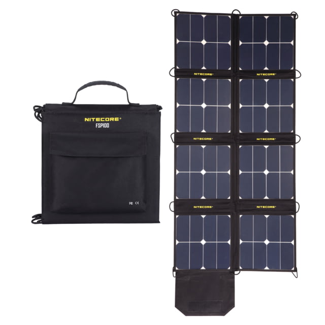 Nitecore FSP100 100 Foldable Solar Panel Black 6952506493821