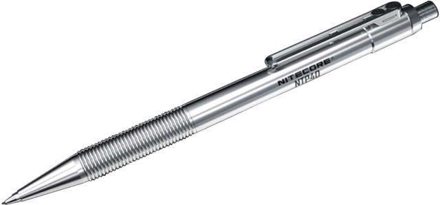 Nitecore NTP40 Titanium Alloy Mechanical Pencil Silver 6952506492947