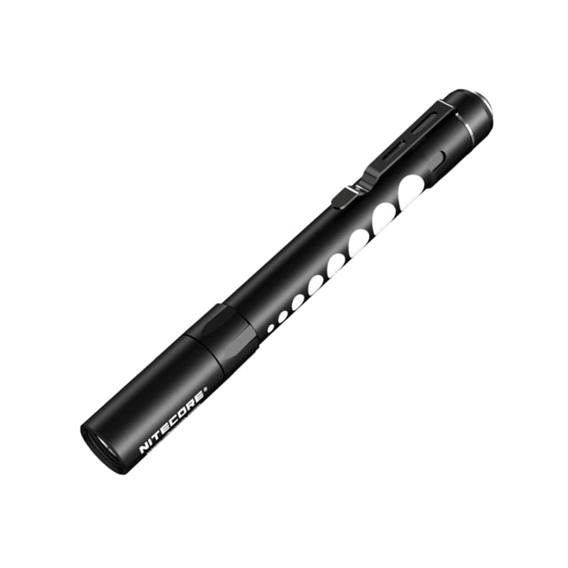 Nitecore MT06MD Nichia 219B 2xAAA LED Penlight w/Pupil Gauge White 180 Lumens Black 6952506404582