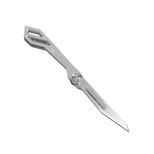 Nitecore NTK05 Titanium Folding Scalpel Keychain Knife 2.17in TC4 Titanium Alloy Folding Blade SIlver 6952506493098