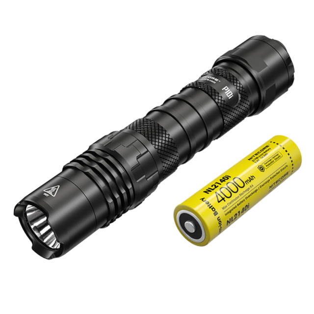 Nitecore P10i Luminous SST-40-W LED USB-C Rechargeable Flashlight 21700 White 1800 Lumens Black 6952506406500