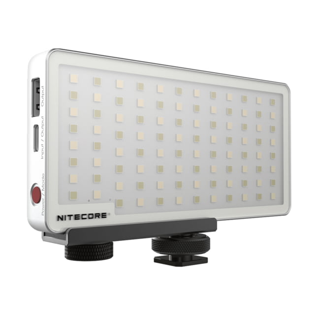 Nitecore SCL10 2-in-1 Smart Camera Light & Power Bank 800 Lumens Silver 6952506494026