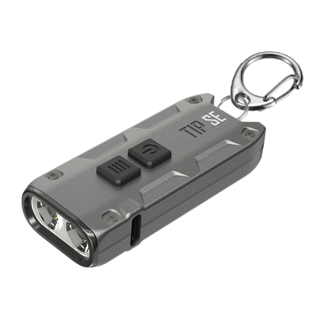 Nitecore TIP SE OSRAM P8 Rechargeable Keychain EDC Flashlight White 700 Lumens Grey 6952506406180