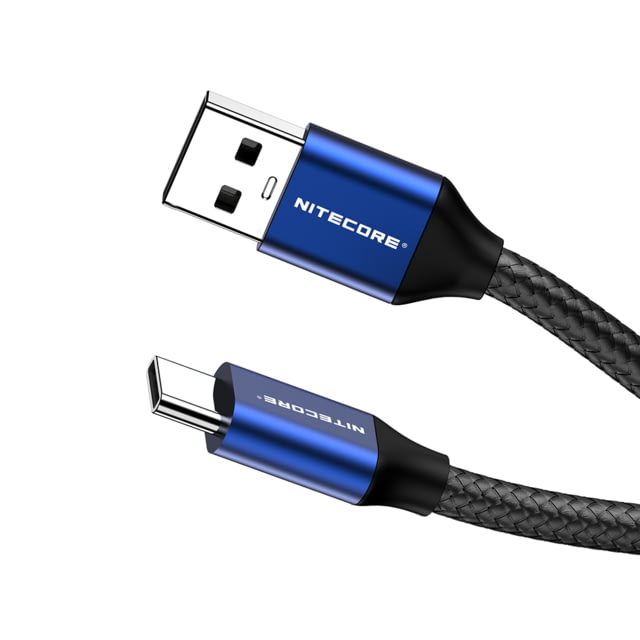 Nitecore UAC20 3.3ft USB Type C 3A Fast Charging Cable Blue 6952506493272