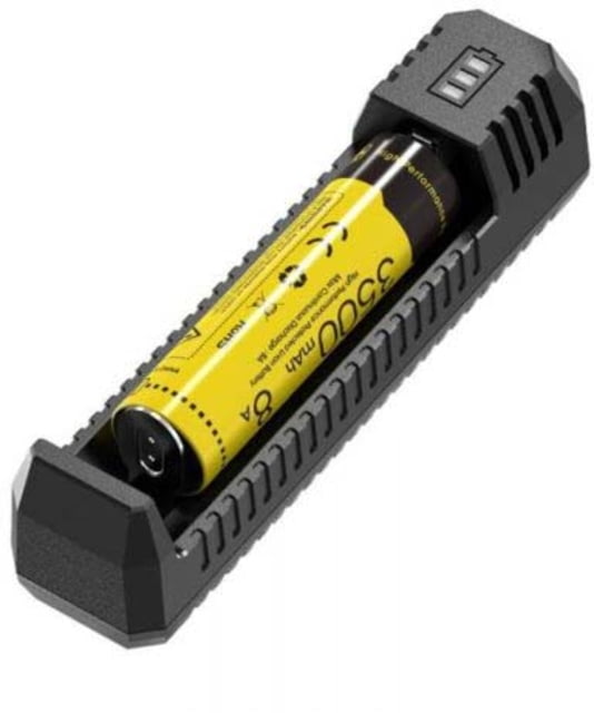 Nitecore Intelligent USB Lithium-ion Battery Charger UI1 Single-Slot 18650 18350 20700 21700 Black 6952506492916
