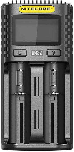 Nitecore Intelligent USB Superb Battery Charger Dual-Slot Black 6952506492817