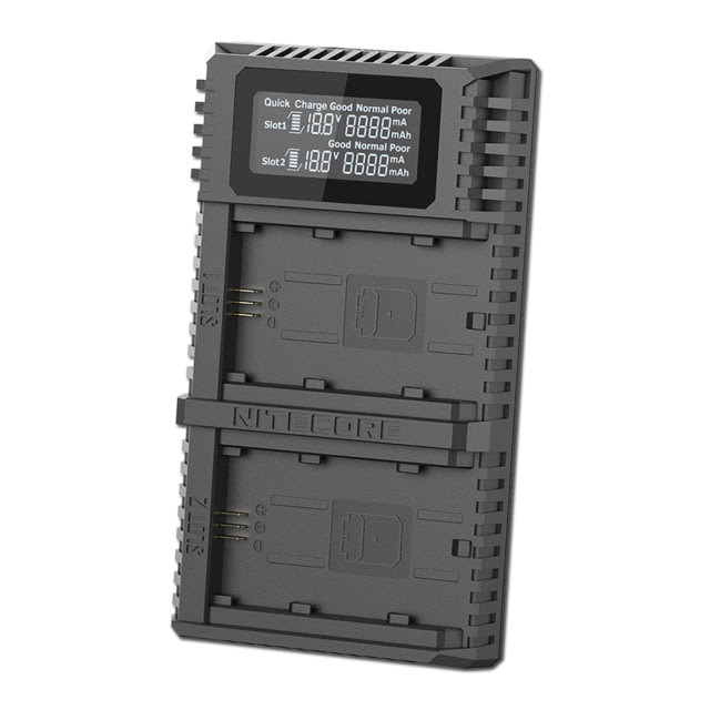 Nitecore USN4 Pro Digital QuickCharge 2.0 USB Battery Charger Sony NP-FZ100 Black 6952506492701