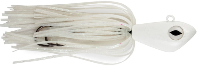 No Alibi Alien Jig Offshore Series Fluorescent White Skirt 6 oz White Head
