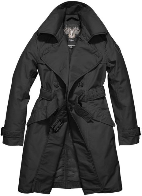 Nobis Justice Trench - Women's Black XXS