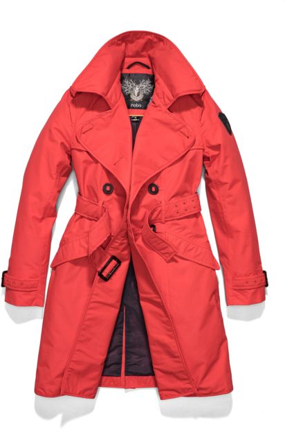 Nobis Justice Trench - Women's Red Large