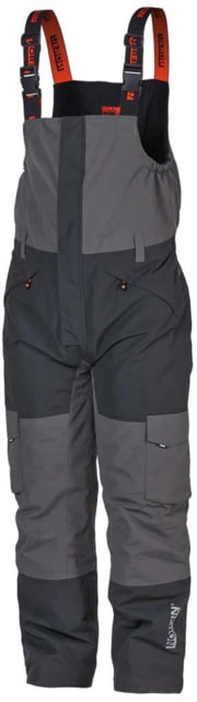 Norfin Boat Insulated Rain Bibs - Mens Gray Black Extra Large