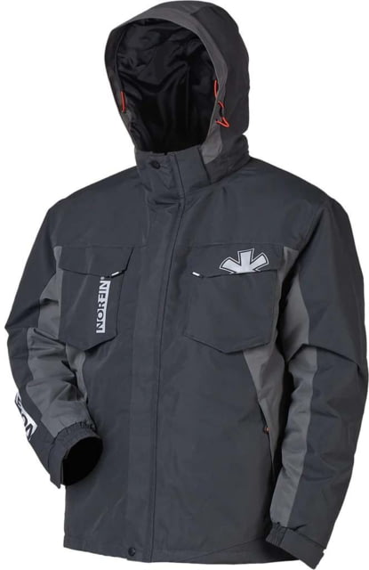 Norfin Boat Insulated Rain Jacket - Mens Gray Black Large/Large