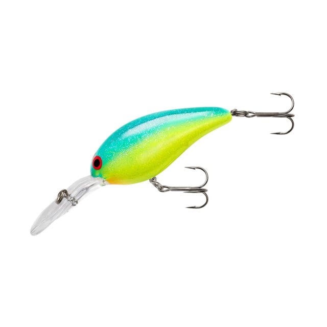 Norman Lures Norman Lures Deep Little N Crankbait 2.5ft 1/4oz Gel-Coat Chartreuse Blue