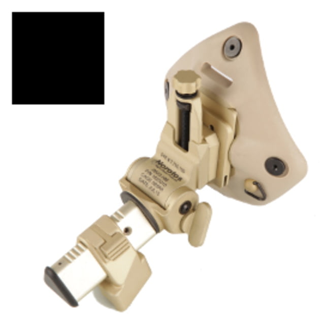 Norotos Norotos INVG Helmet Mount w/ Universal Shroud PVS-15/18/21/31 Black One Size NSN 5855-01-570-0321