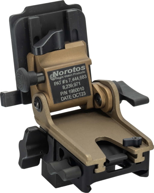 Norotos Norotos LoSto Helmet Mount Push Button PVS 7/14 & PVS 15/18/21/31 Coyote Brown One Size