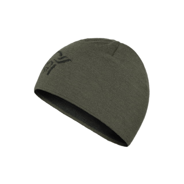 Norrona /29 Light MerinoUll Logo Beanie Olive Night Melange One Size  Size