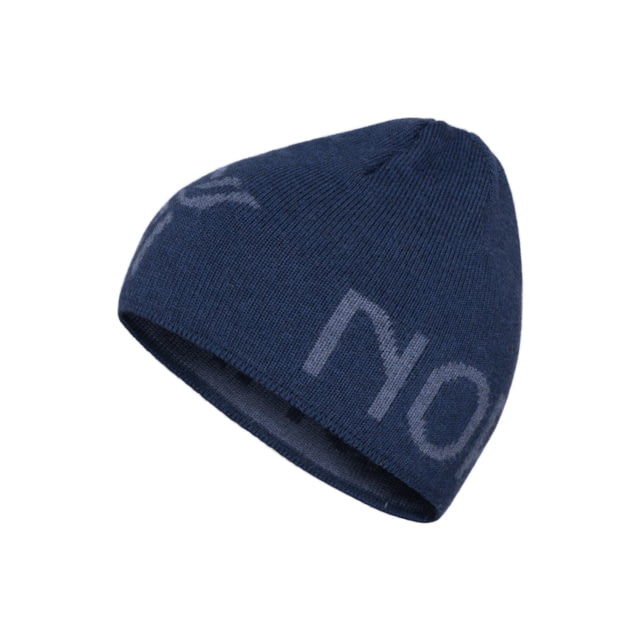 Norrona /29 MerinoUll Logo Beanie Indigo Night Melange One Size  Size